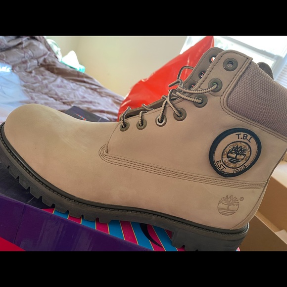 Timberland tan boots main image 2